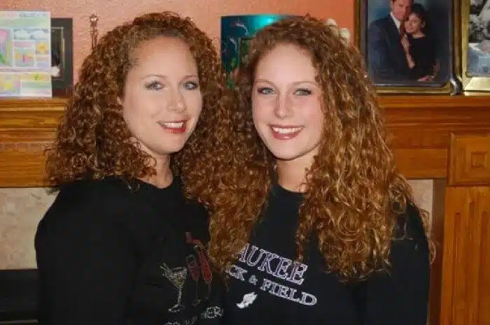 A Very Curly Mother-Daughter Combo
