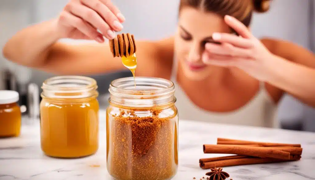 Cinnamon and Honey Strengthening Mask