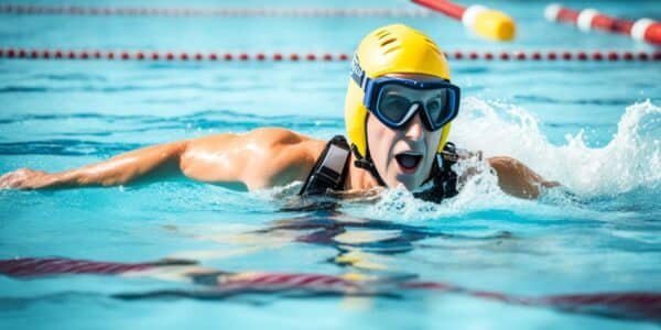 Enjoying The Swimming