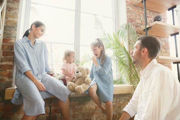 Help your children feel comfortable talking to you