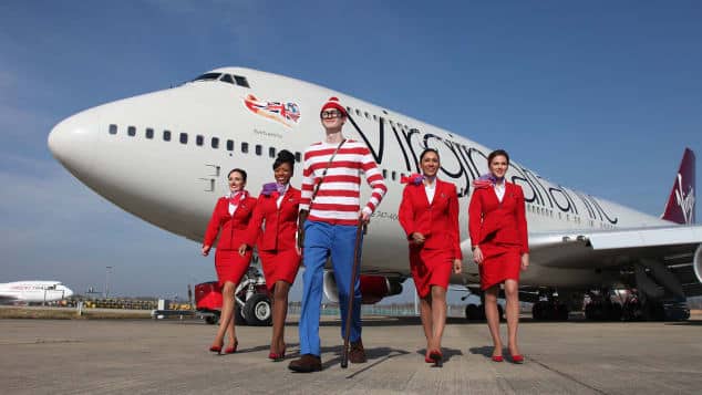 Virgin Atlantic -- Where's Waldo?
