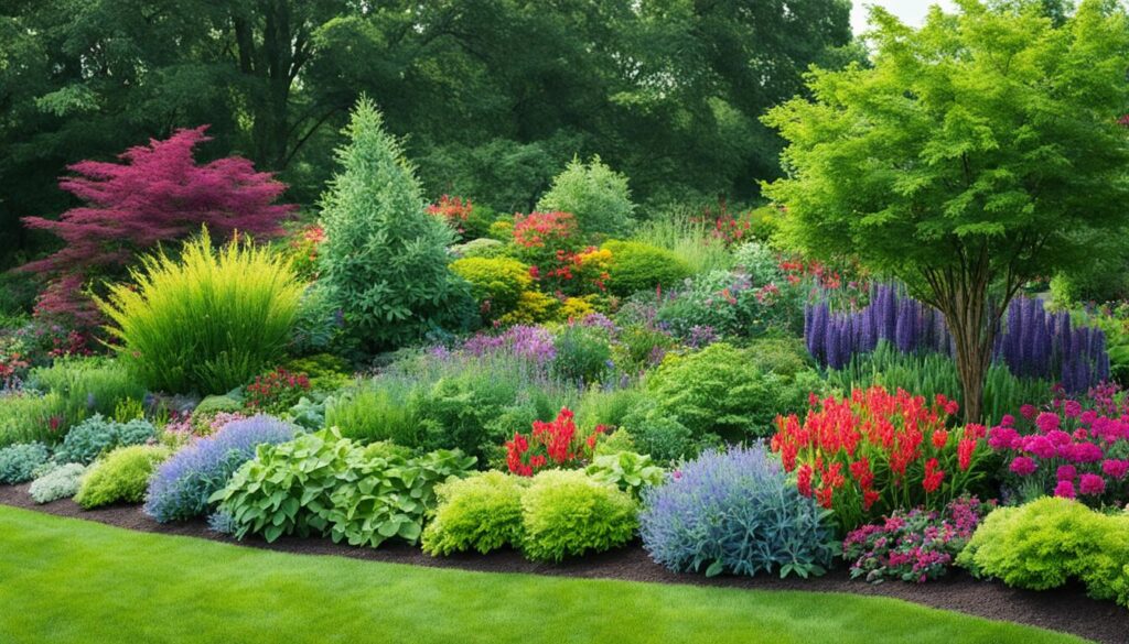 mixed border garden