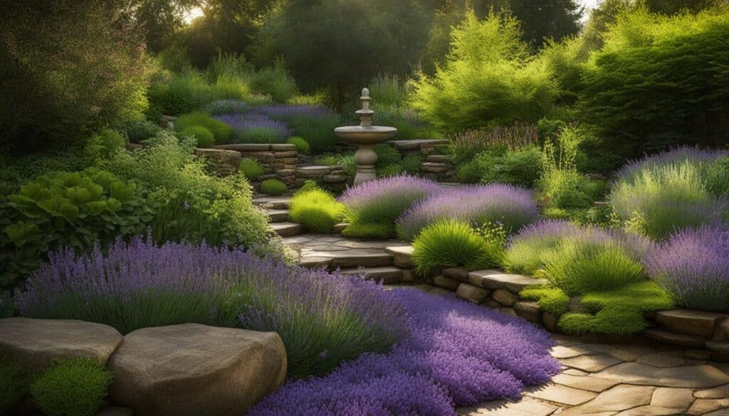 serene garden location