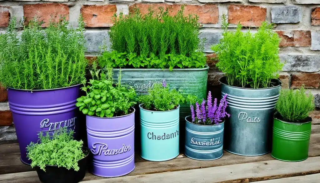 upcycled planters